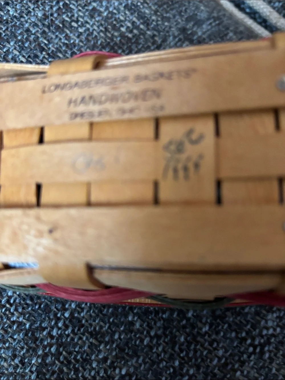 Longaberger 1999 Santa’s Sleigh Basket